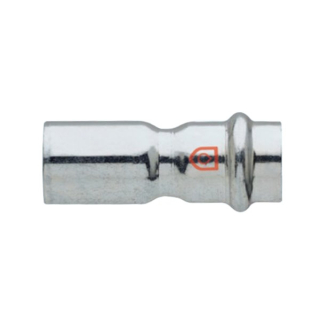 Oceľový nátrubok redukovaný 18x15mm MF lisovací