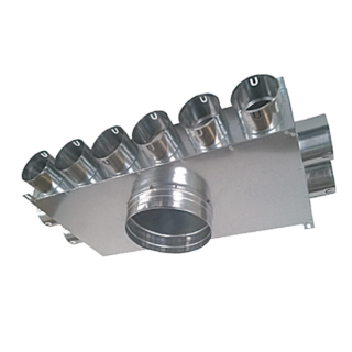 Rozdeľovací box jednoradový 10x75mm/160mm kolmý