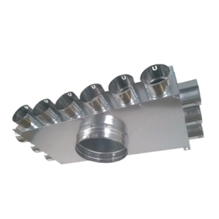 Rozdeľovací box jednoradový 12x75mm/160mm kolmý