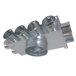 Rozdeľovací box jednoradový 8x90mm/200mm kolmý