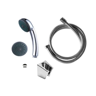 Set sprcha ručná 1-prúd, hadica 150 cm kov, držiak plast
