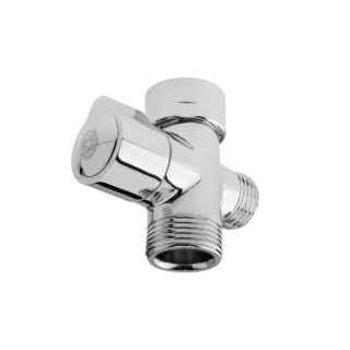 Prepínací ventil k batériám chróm 3/4", 1/2"