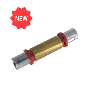 Pex-Al-Pex teleskopická opravná lisovacia spojka 16mm x 16mm